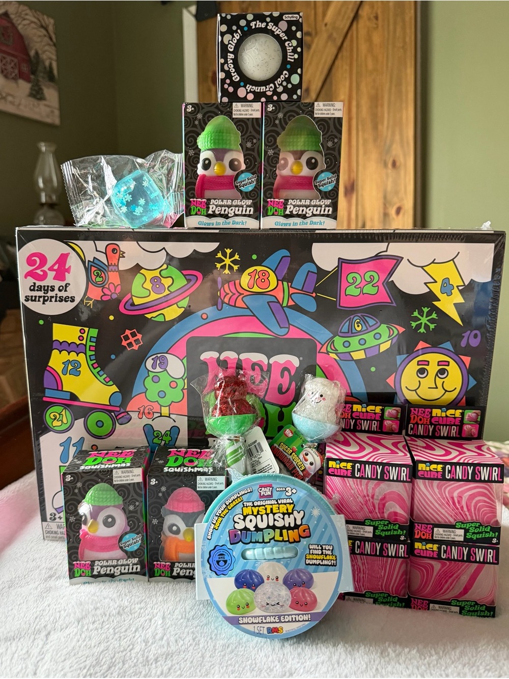 Christmas Set - Advent Calendar, candy swirls and more